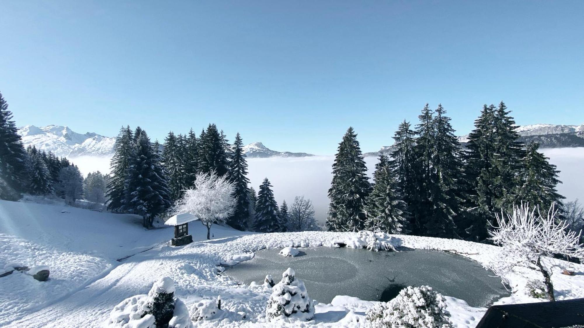 Hotel La Ferme Des Vonezins Thônes Esterno foto